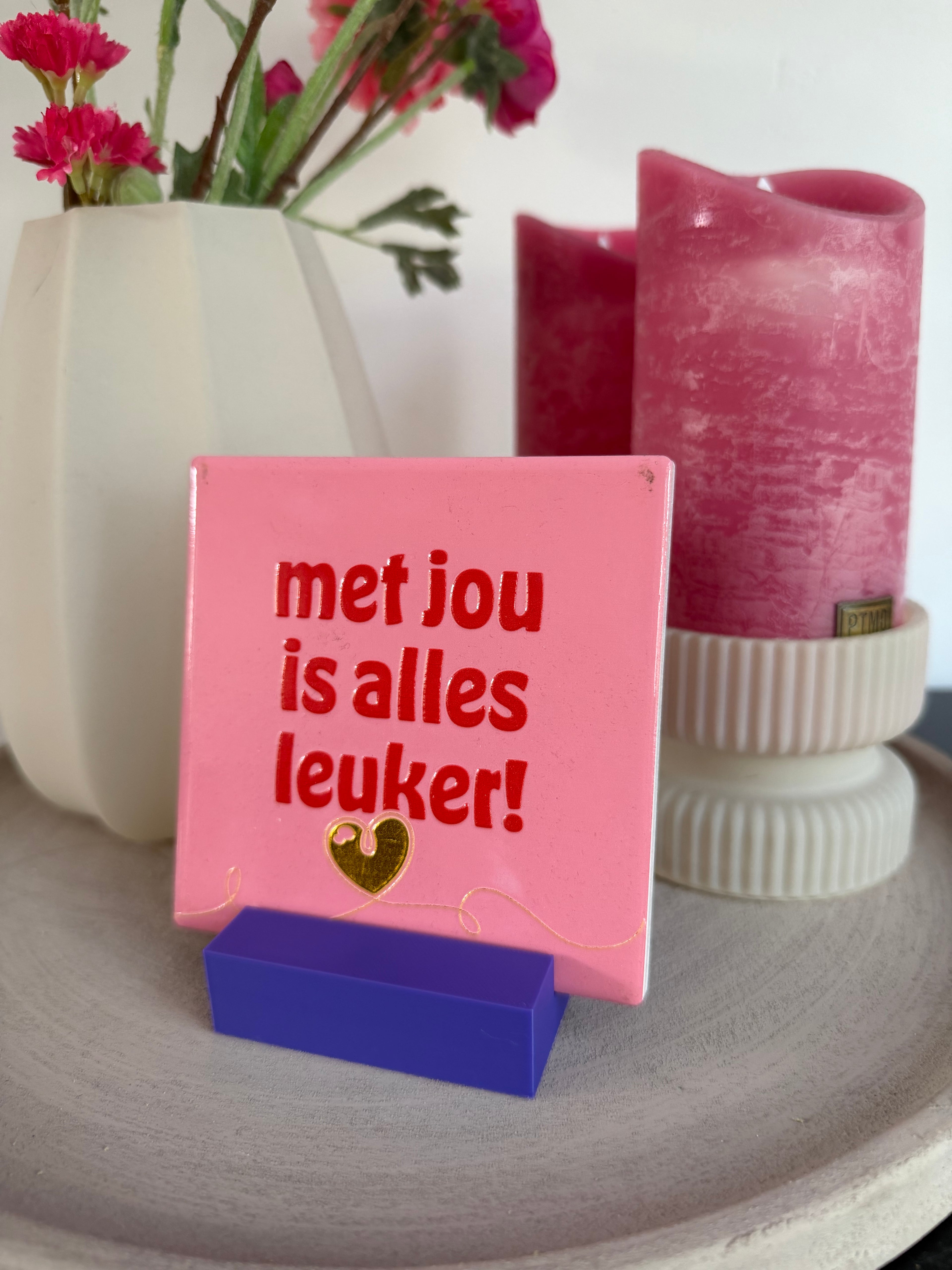 Tegelhouder Paars