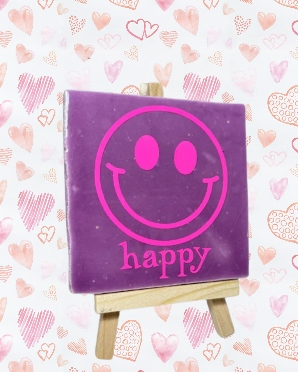 Tegeltje happy