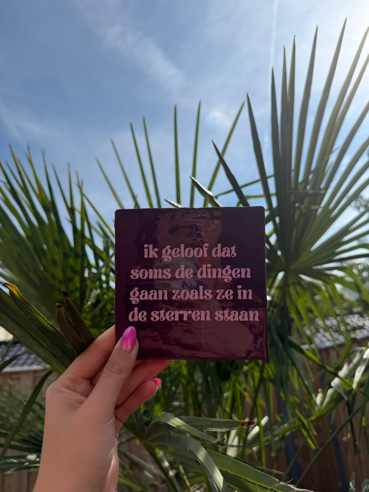 Tegeltje In de sterren