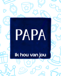 Tegeltje papa ik hou van jou