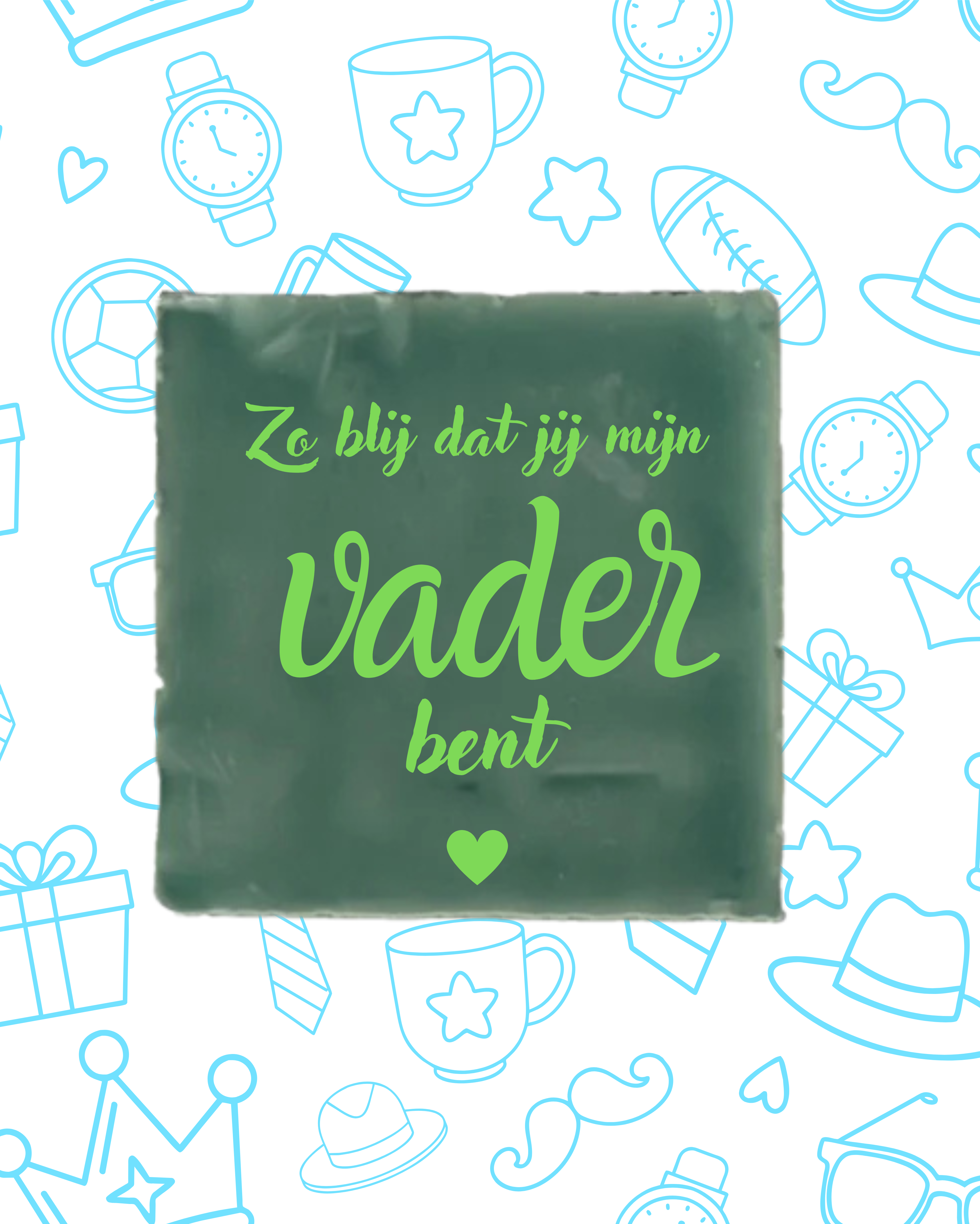 Tegeltje zo blij dat jij mijn vader bent