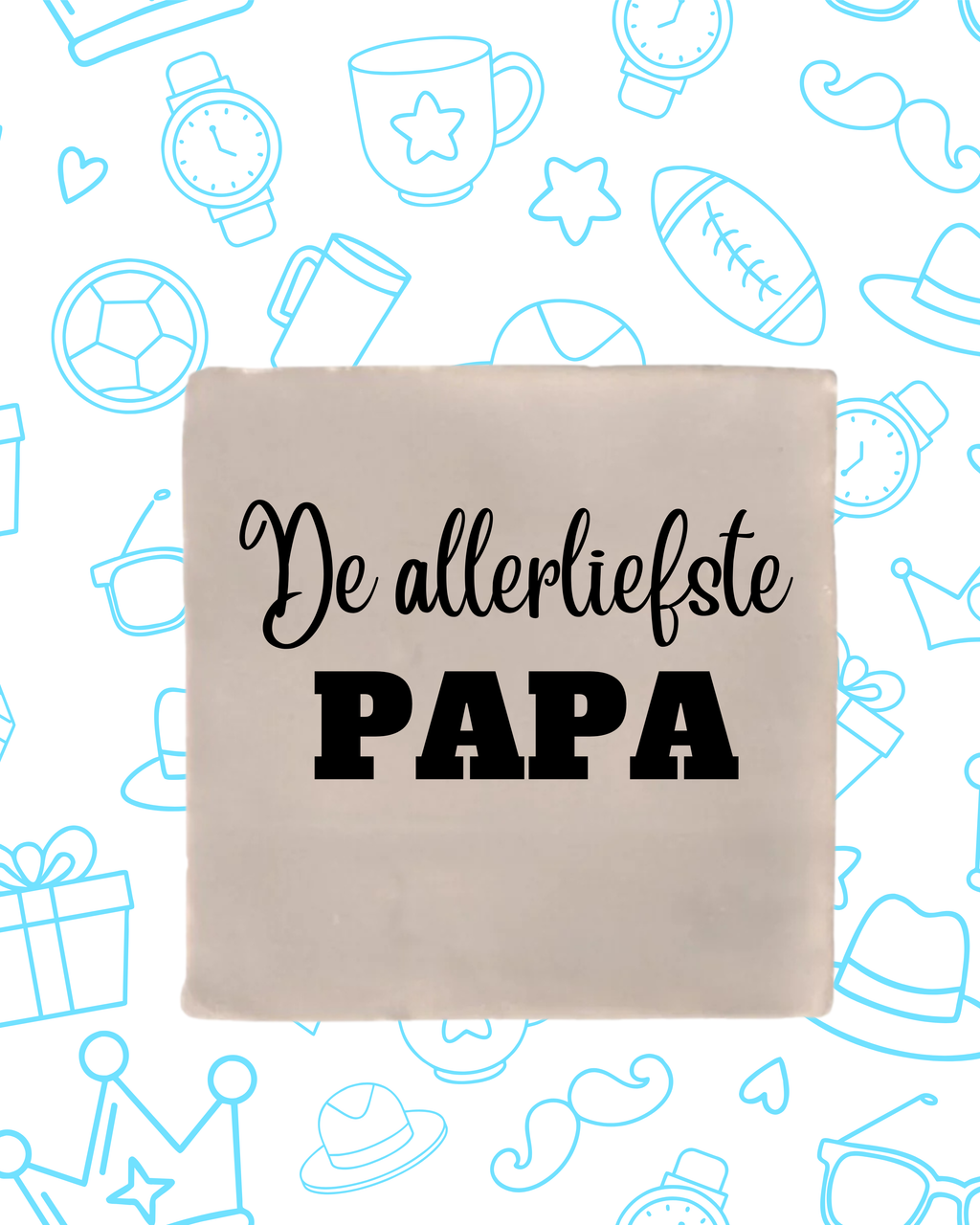 Tegeltje allerliefste papa