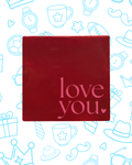 Tegeltje love you
