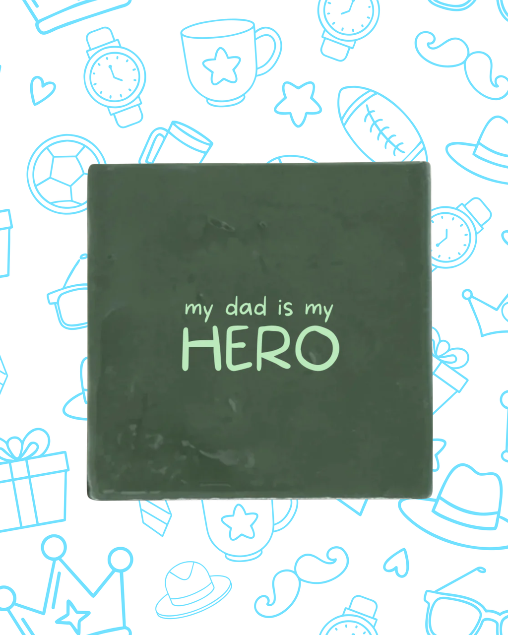 Tegeltje my dad is my hero