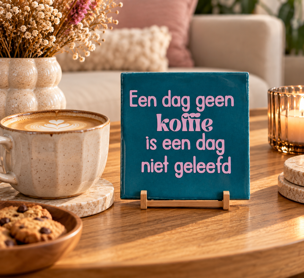 Tegeltje een dag geen koffie