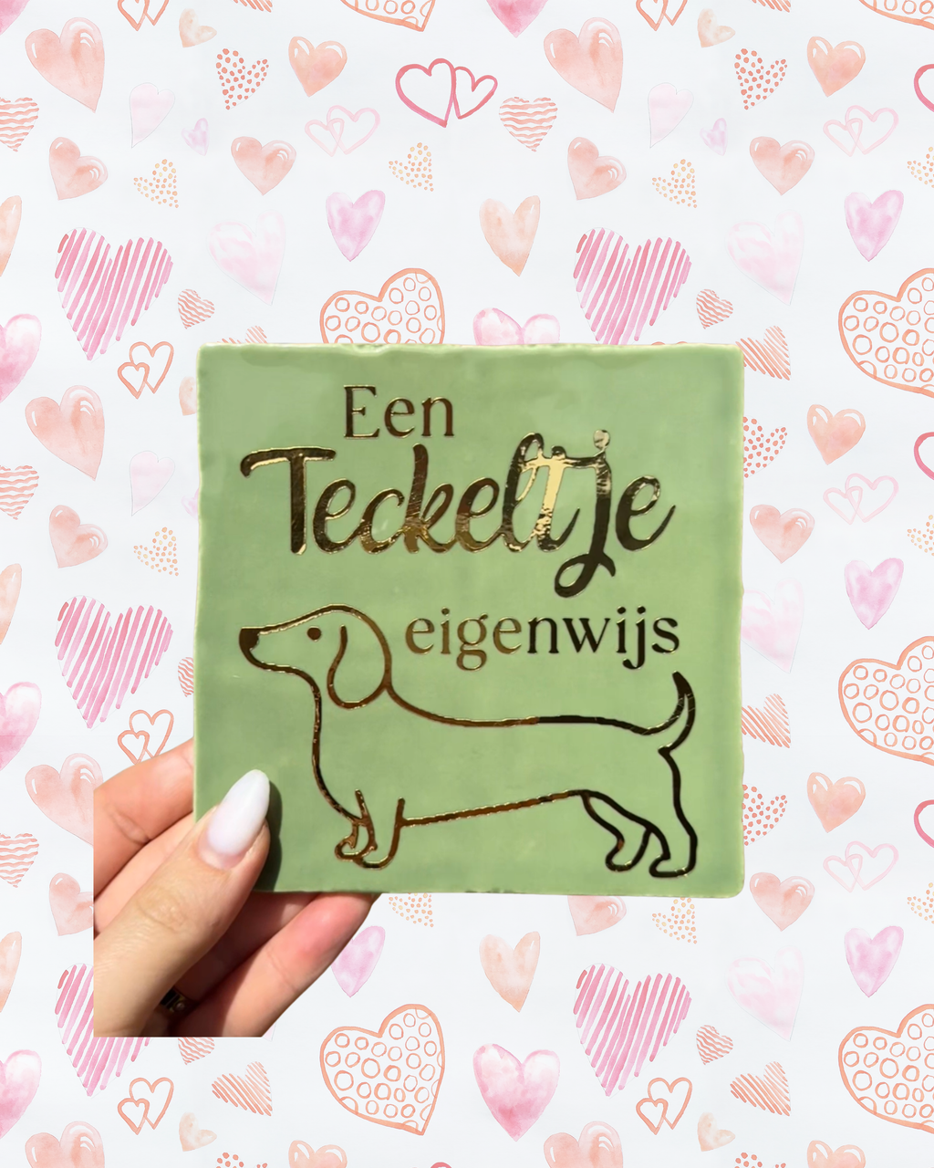 Tegeltje teckeltje eigenwijs