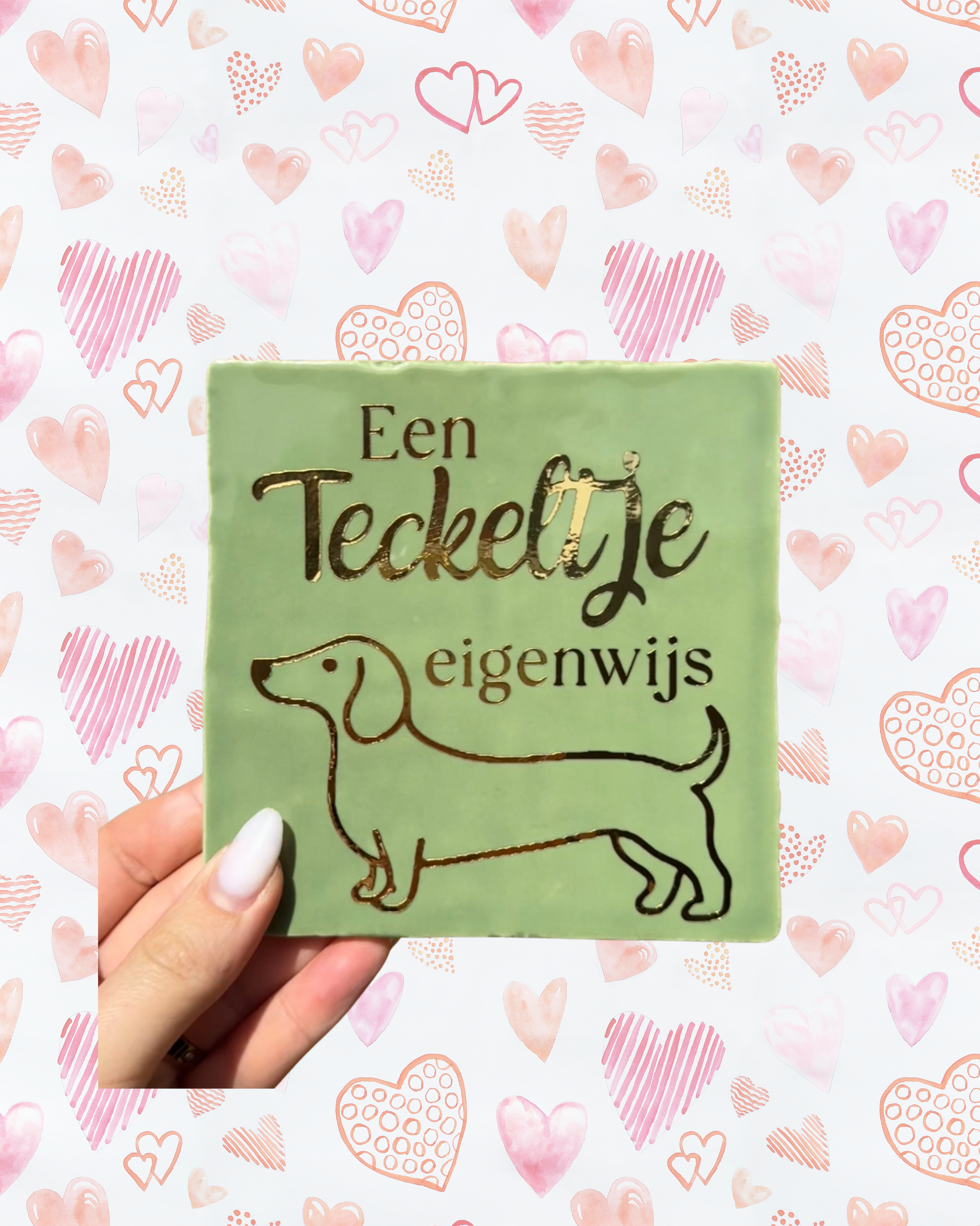 Tegeltje teckeltje eigenwijs